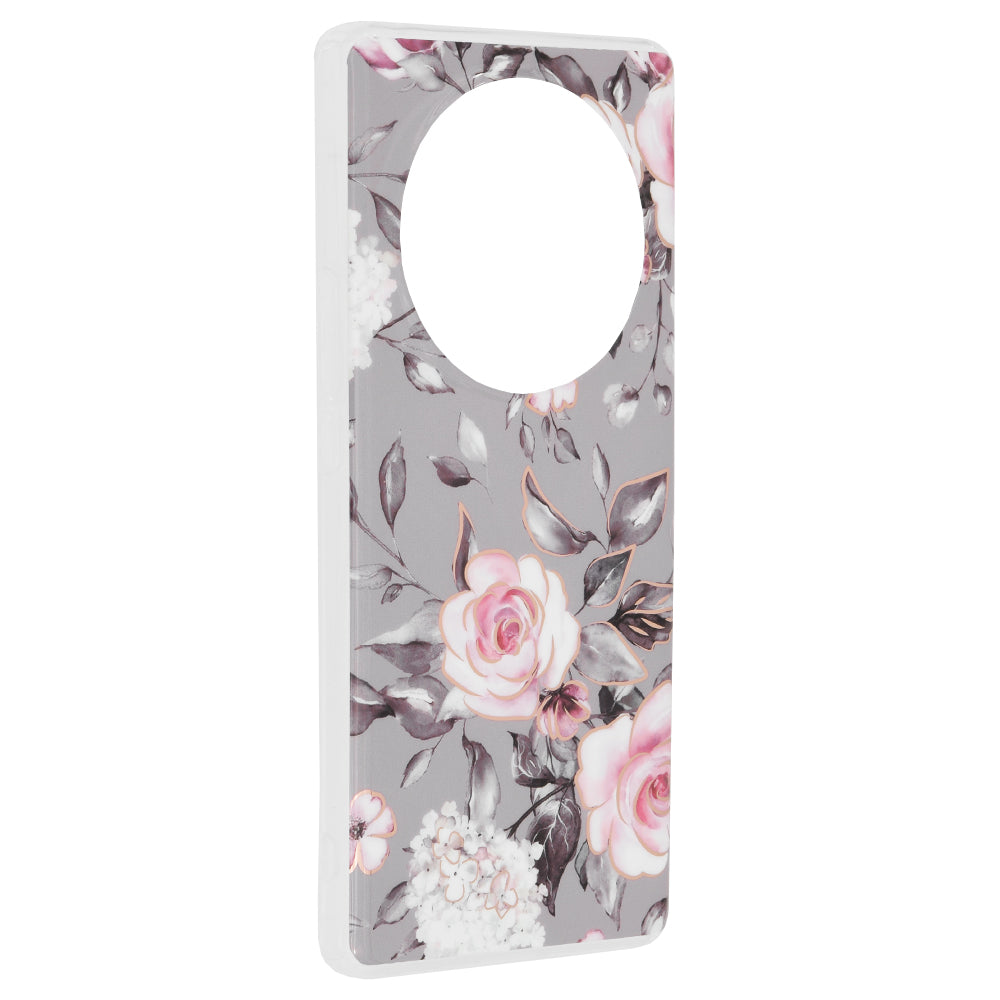 Custodia per Honor Magic6 Lite, Techsuit, Marble, Grigio