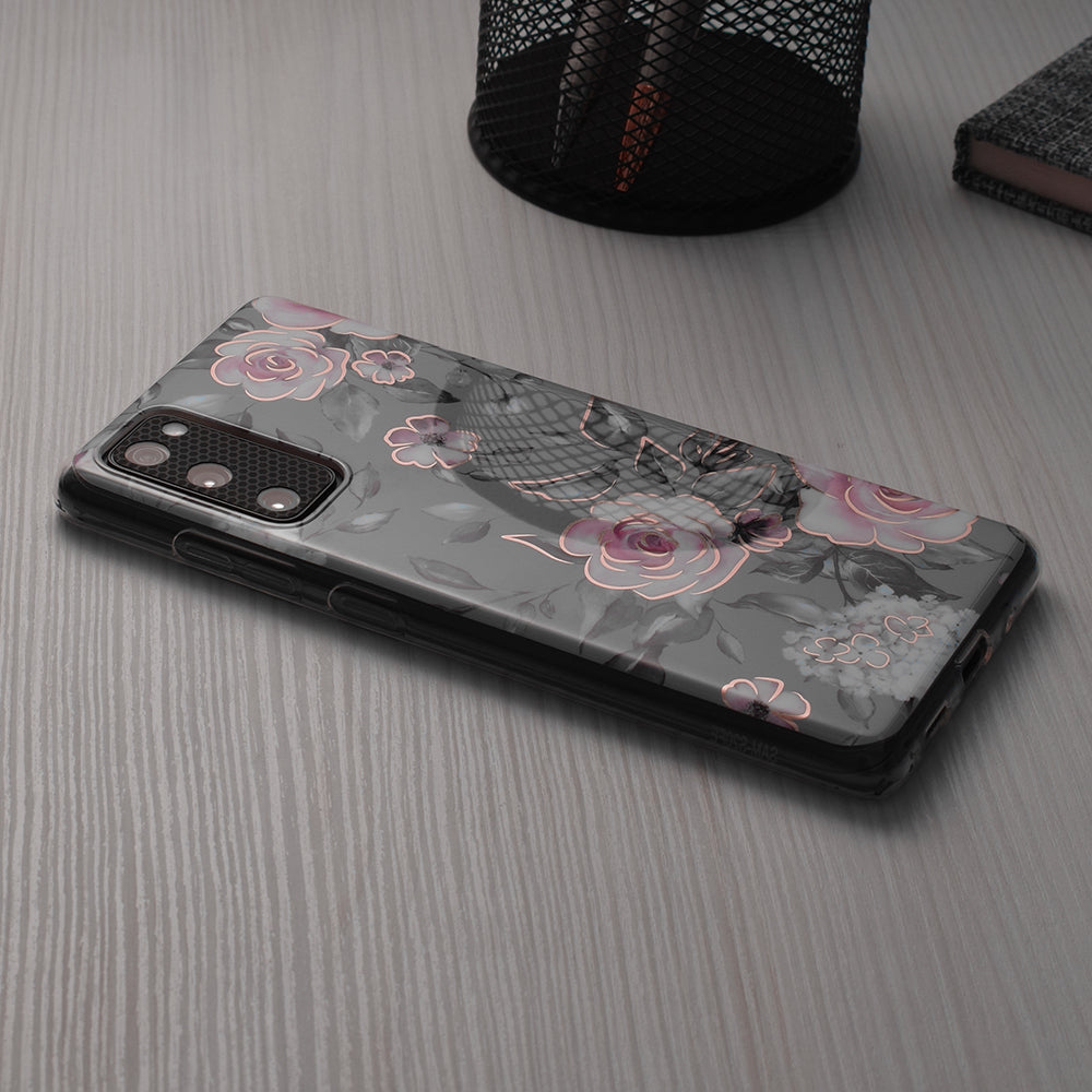 Custodia per Honor Magic6 Lite, Techsuit, Marble, Grigio