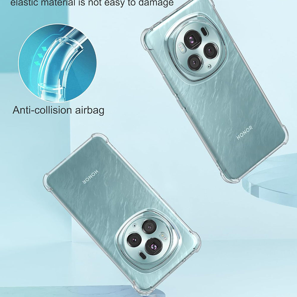 Custodia per Honor Magic6 Pro, Techsuit, Shockproof Clear, Trasparente