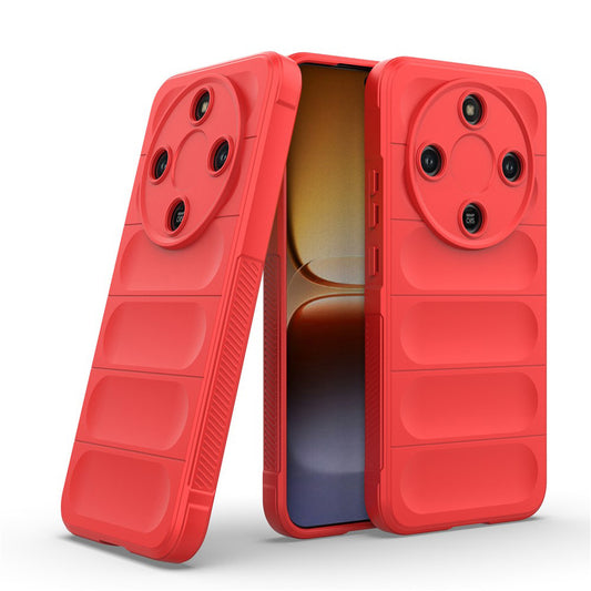 Étui pour Honor Magic8 Lite, Techsuit, Magic Shield, Rouge