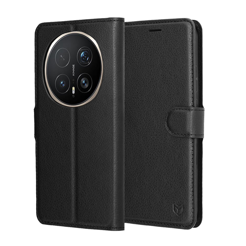 Custodia per Honor Magic8 Pro, Techsuit, Leather Folio, Nera