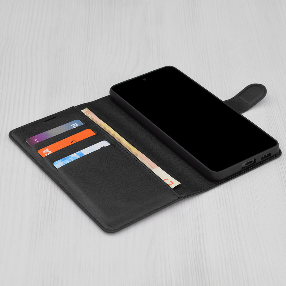 Custodia per Honor Magic8 Pro, Techsuit, Leather Folio, Nera