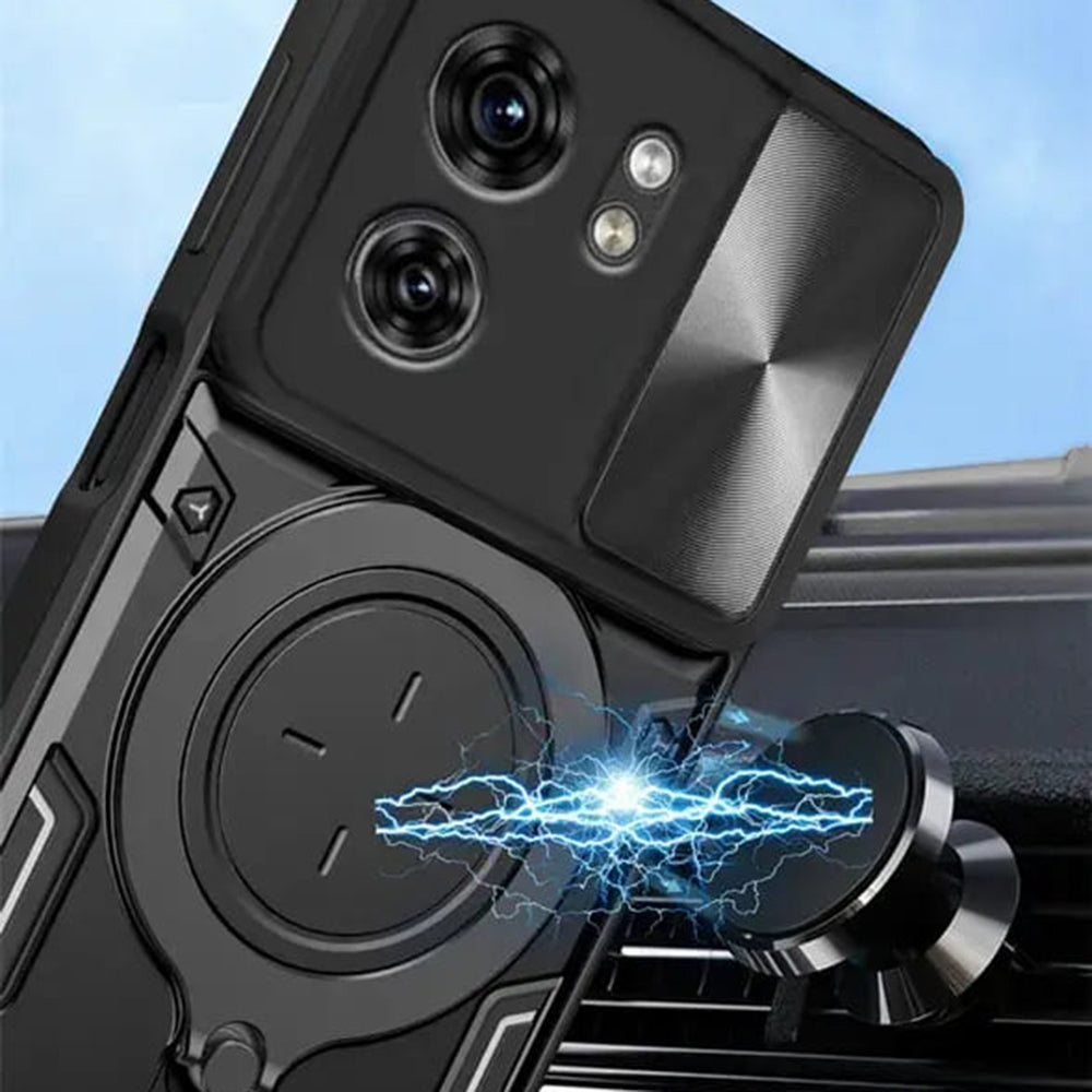 Étui pour Honor X5c Plus, Techsuit, CamGuard Pro, Noir