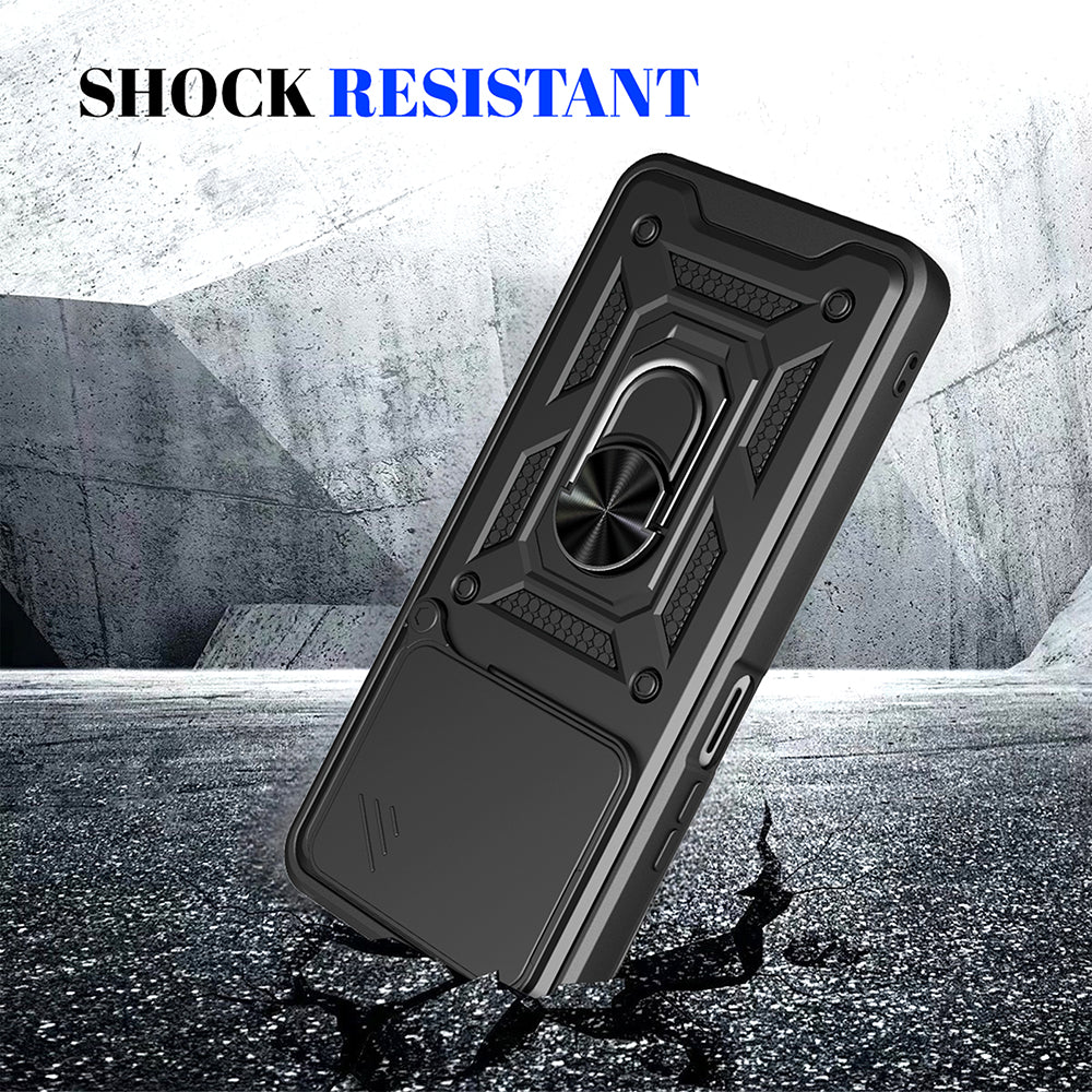 Custodia per Honor X5c Plus, Techsuit, CamShield, Rosa Dorato