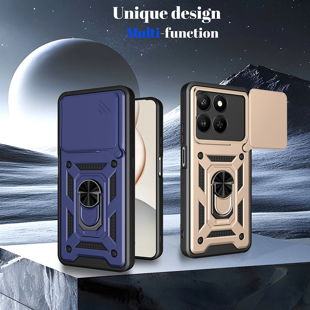 Custodia per Honor X5c Plus, Techsuit, CamShield, Verde