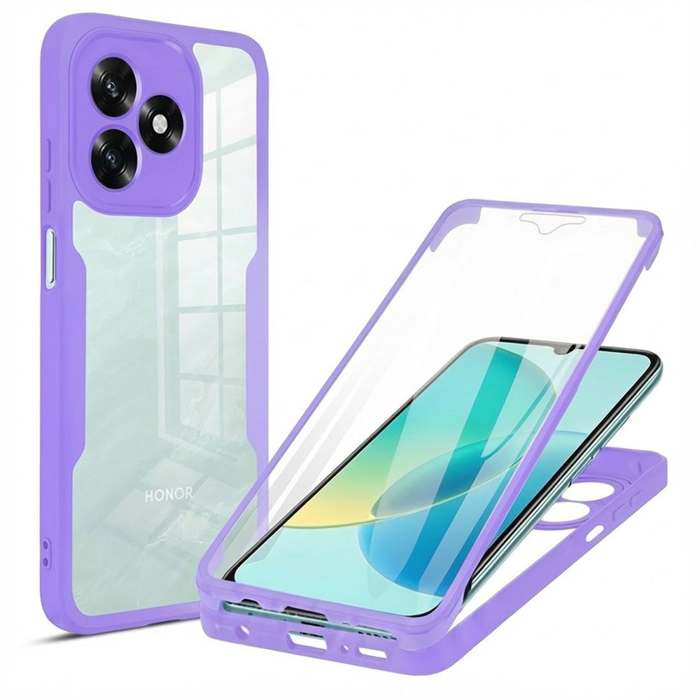 Hülle für Honor X5c Plus, Techsuit, ColorVerse 360, Lila