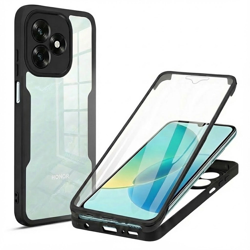 Custodia per Honor X5c Plus, Techsuit, ColorVerse 360, Nera