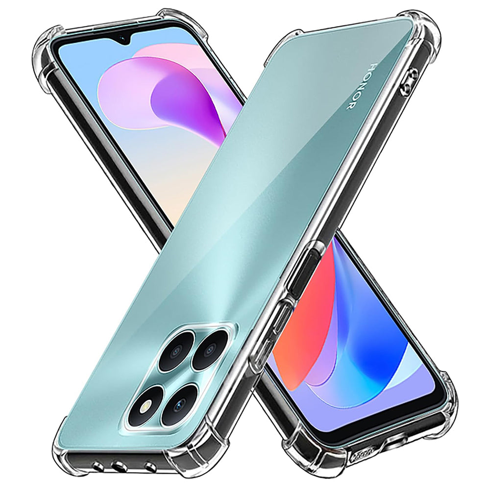 Custodia per Honor X6a, Techsuit, Shockproof Clear, Trasparente