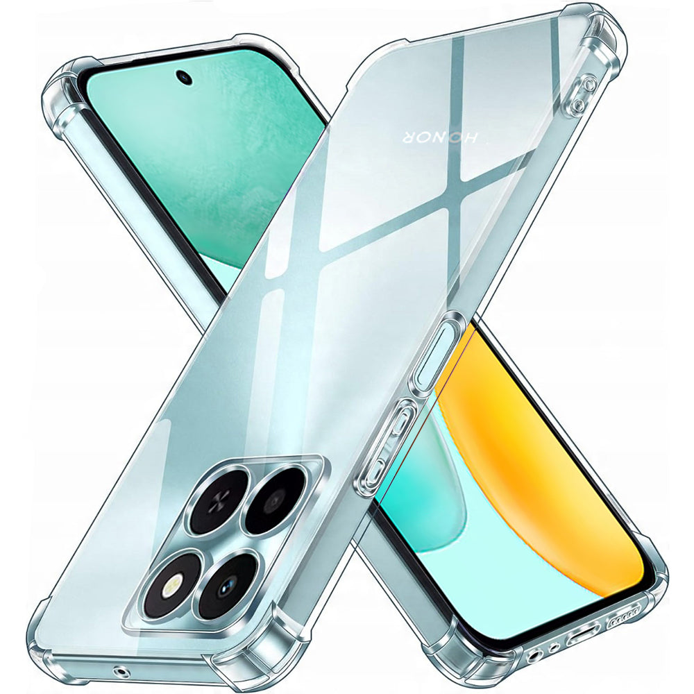 Custodia per Honor X6c, Techsuit, Shockproof Clear, Trasparente