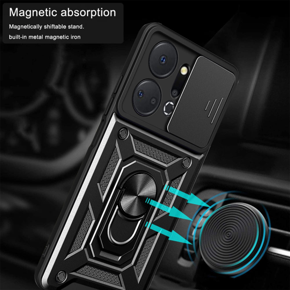 Custodia per Honor X7a, Techsuit, CamShield, Blu