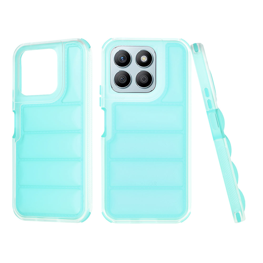 Coque pour Honor X8b, Techsuit, Wave Shield, Turquoise