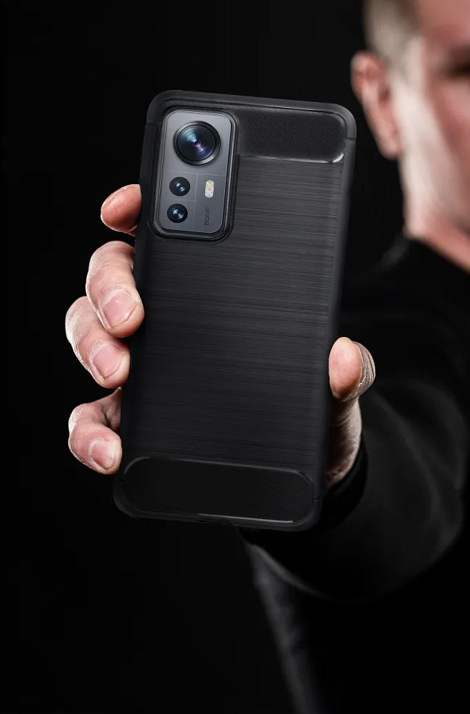 Custodia per Honor X8c, OEM, Carbonio, Nera