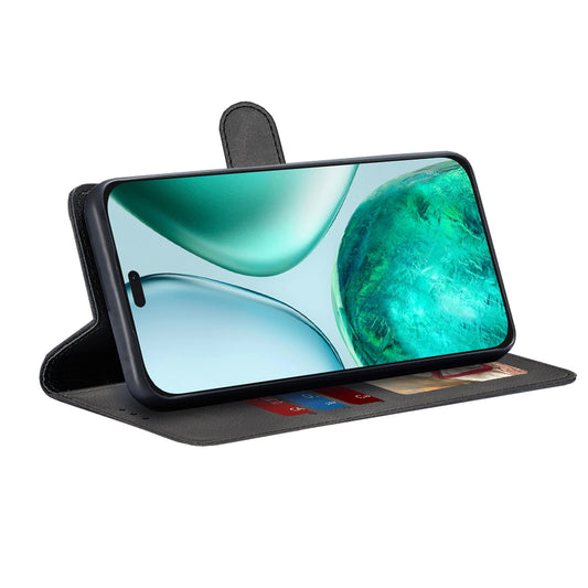 Hülle für Honor X8c, Techsuit, Diary Book, Schwarz