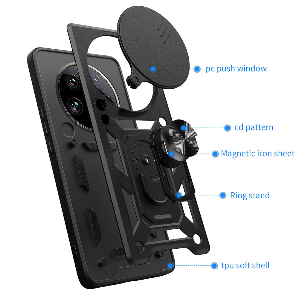 Custodia per Honor X9c / Magic7 Lite, Techsuit, CamShield, Blu