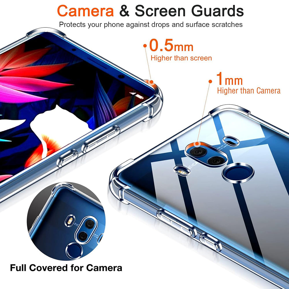 Coque pour Huawei Mate 10 Pro, Techsuit, Anti-choc Claire, Transparente