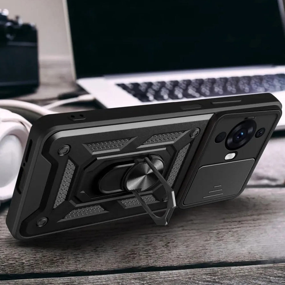 Custodia per Huawei nova 12s / nova 11, Techsuit, CamShield, Nera