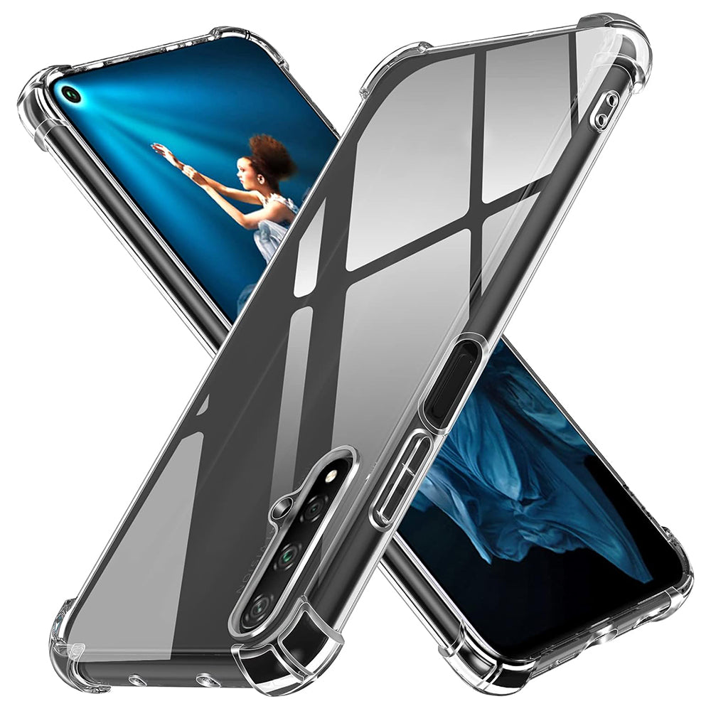 Coque pour Huawei nova 5T / Honor 20, Techsuit, Antichoc Claire, Transparente