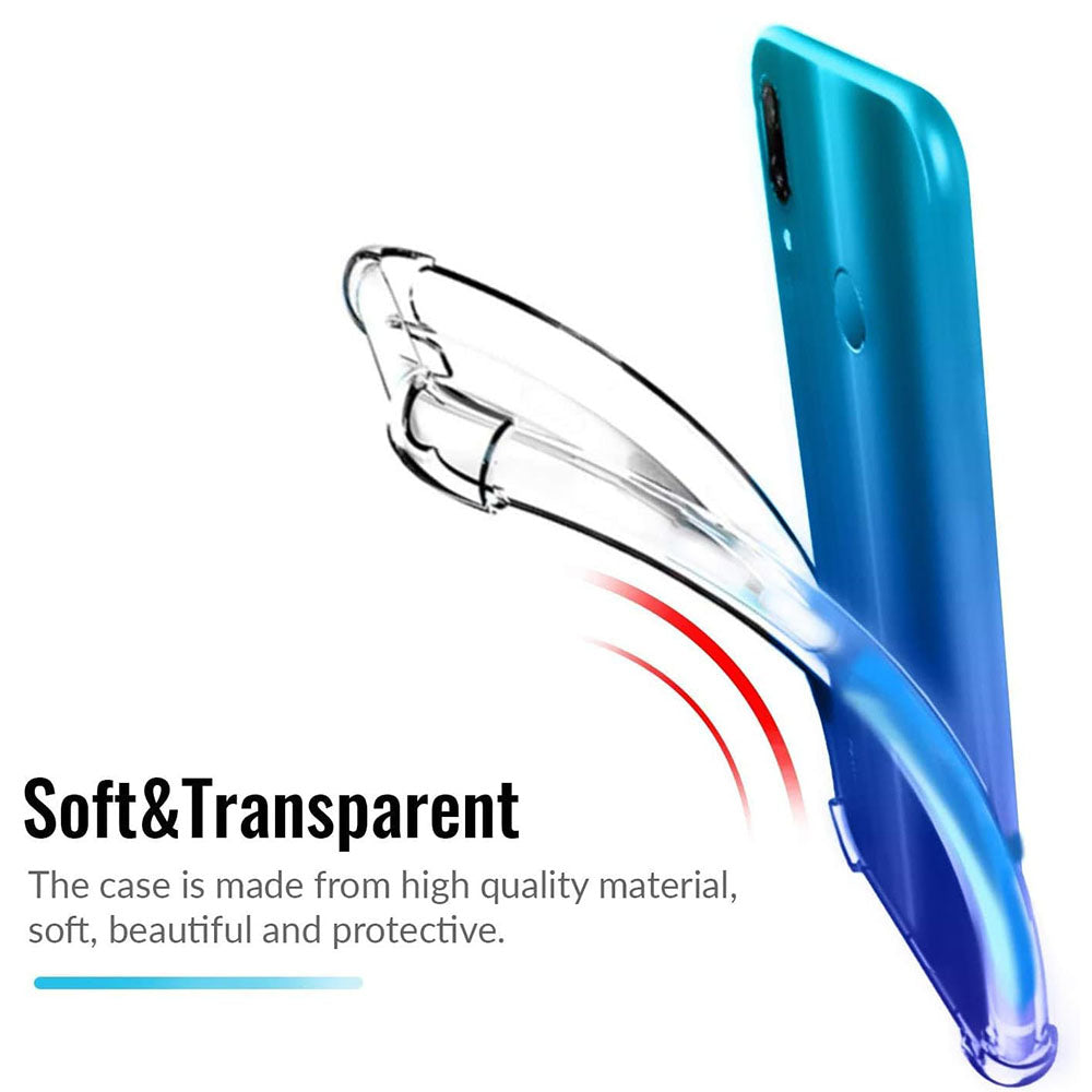Coque pour Huawei P Smart (2019), Techsuit, Anti-choc Claire, Transparente