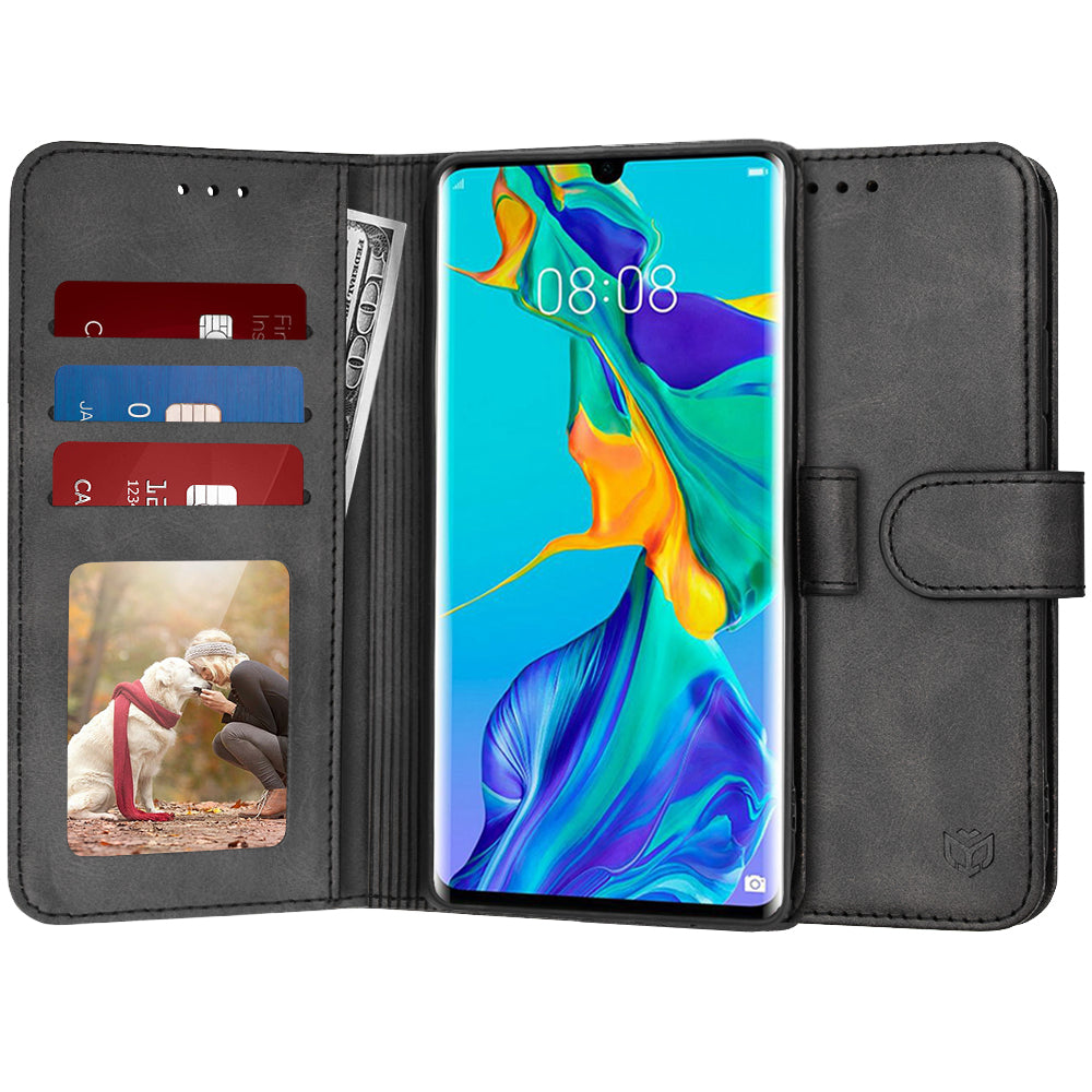 Custodia per Huawei P30 Pro New Edition / P30 Pro, Techsuit, Diary Book, Nera