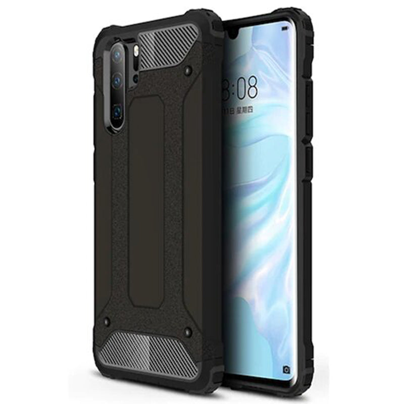Coque pour Huawei P30 Pro New Edition / P30 Pro, Techsuit, Hybrid Armor, Noire
