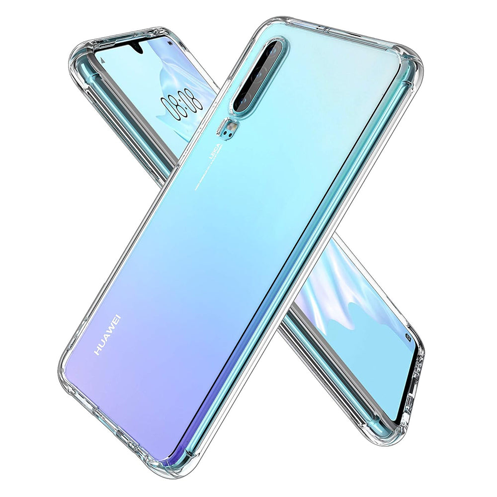 Coque pour Huawei P30, Techsuit, Antichoc Claire, Transparente