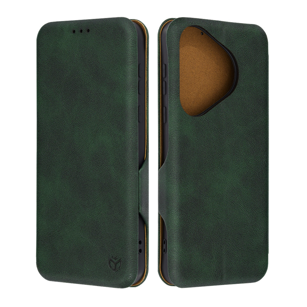 Custodia per Huawei Pura 70, Techsuit, Safe Wallet Plus, Verde
