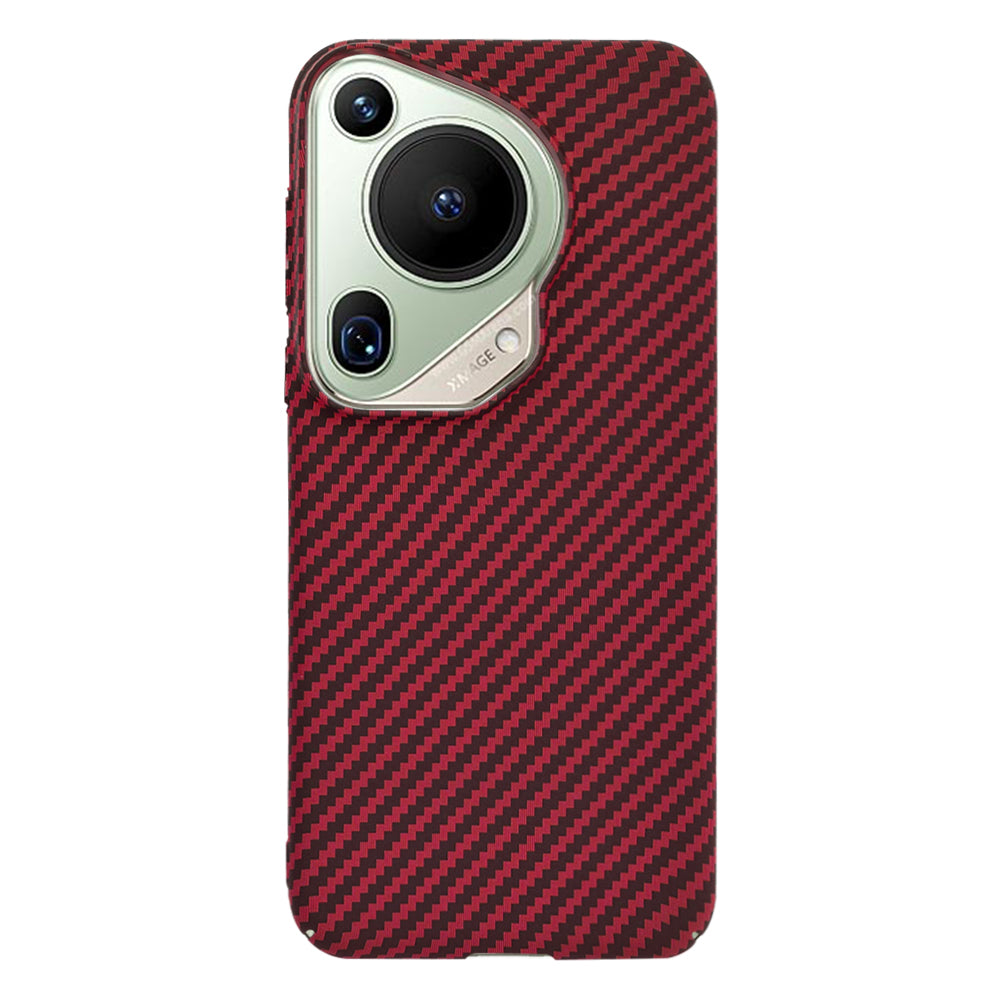 Coque pour Huawei Pura 70 Ultra, Techsuit, Carbonite FiberShell, Rouge