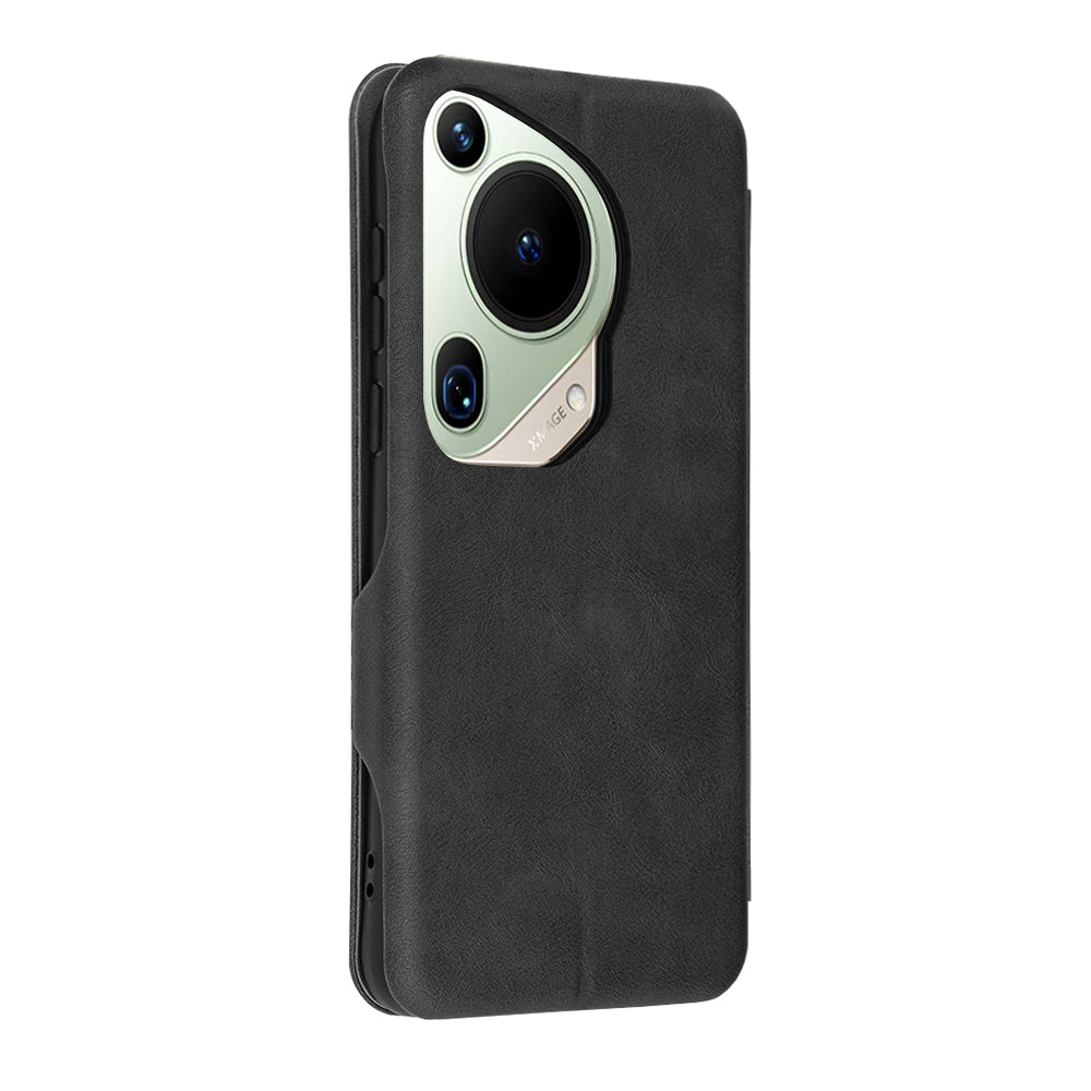Custodia per Huawei Pura 70 Ultra, Techsuit, Safe Wallet Plus, Nera
