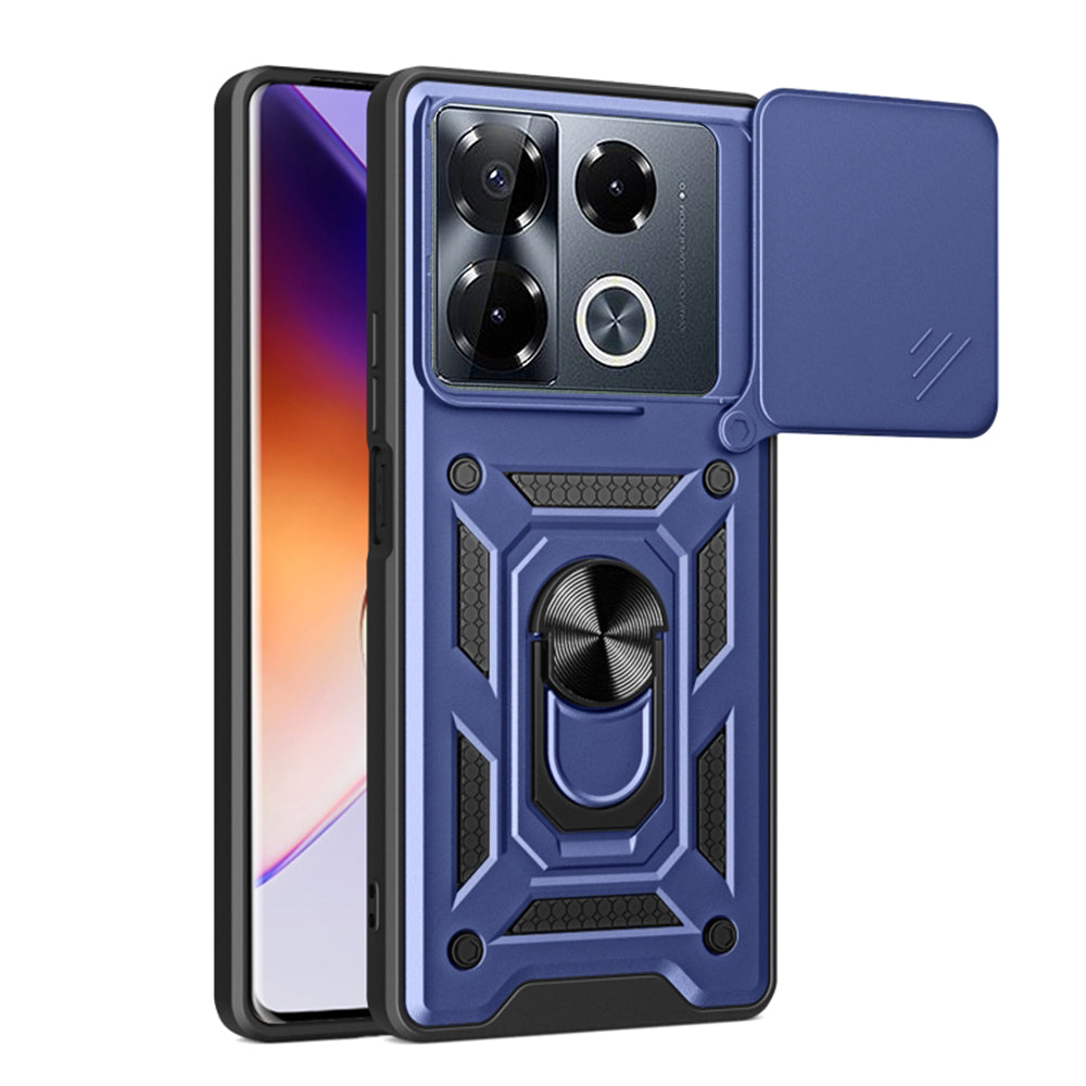 Custodia per Infinix Note 40 Pro+, Techsuit, CamShield, Blu