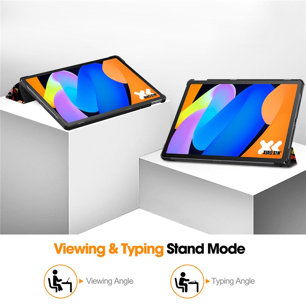 Étui pour Lenovo Idea Tab Plus, Techsuit, FoldPro Urban Vibe, Multicolore