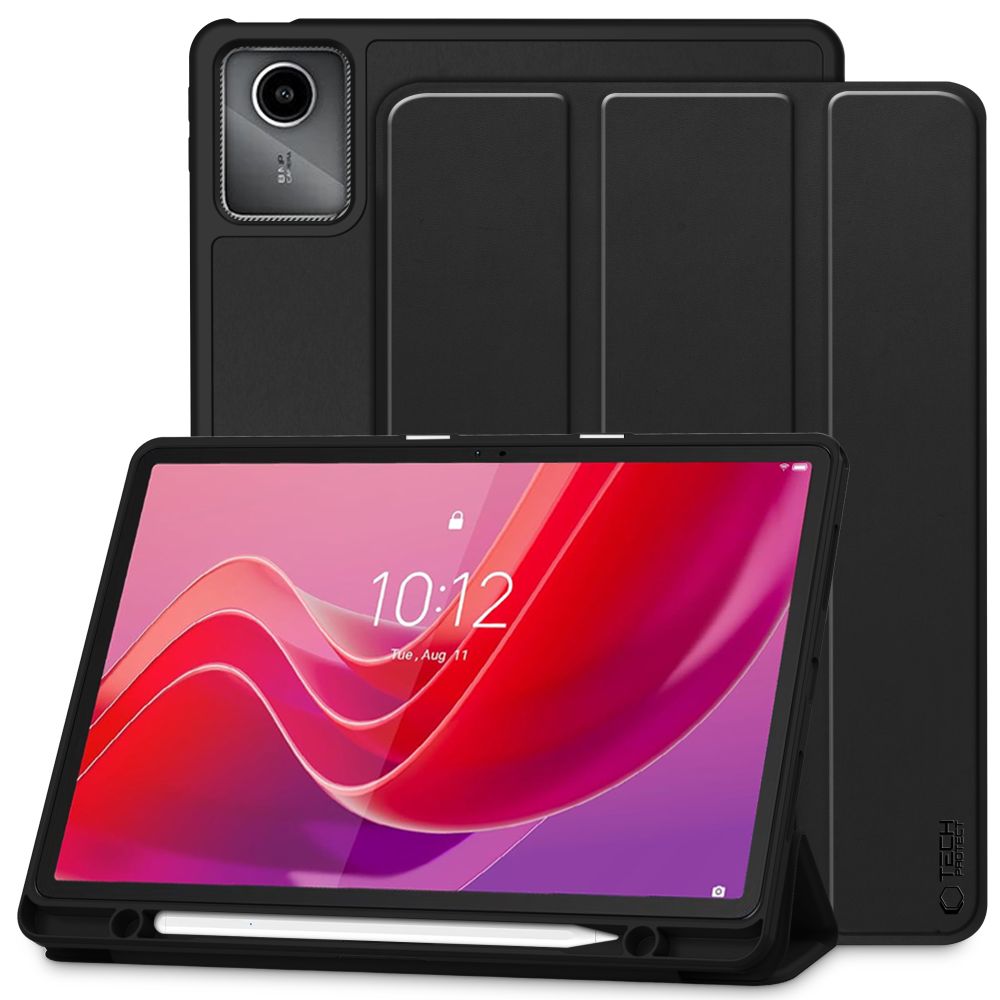 Custodia per Lenovo Tab M11, Tech-Protect, SC PEN, nero