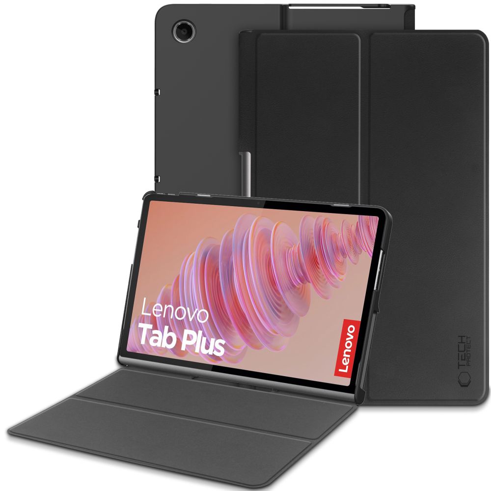 Custodia per Lenovo Tab Plus 11.5inch, Tech-Protect, SmartCase, Nera