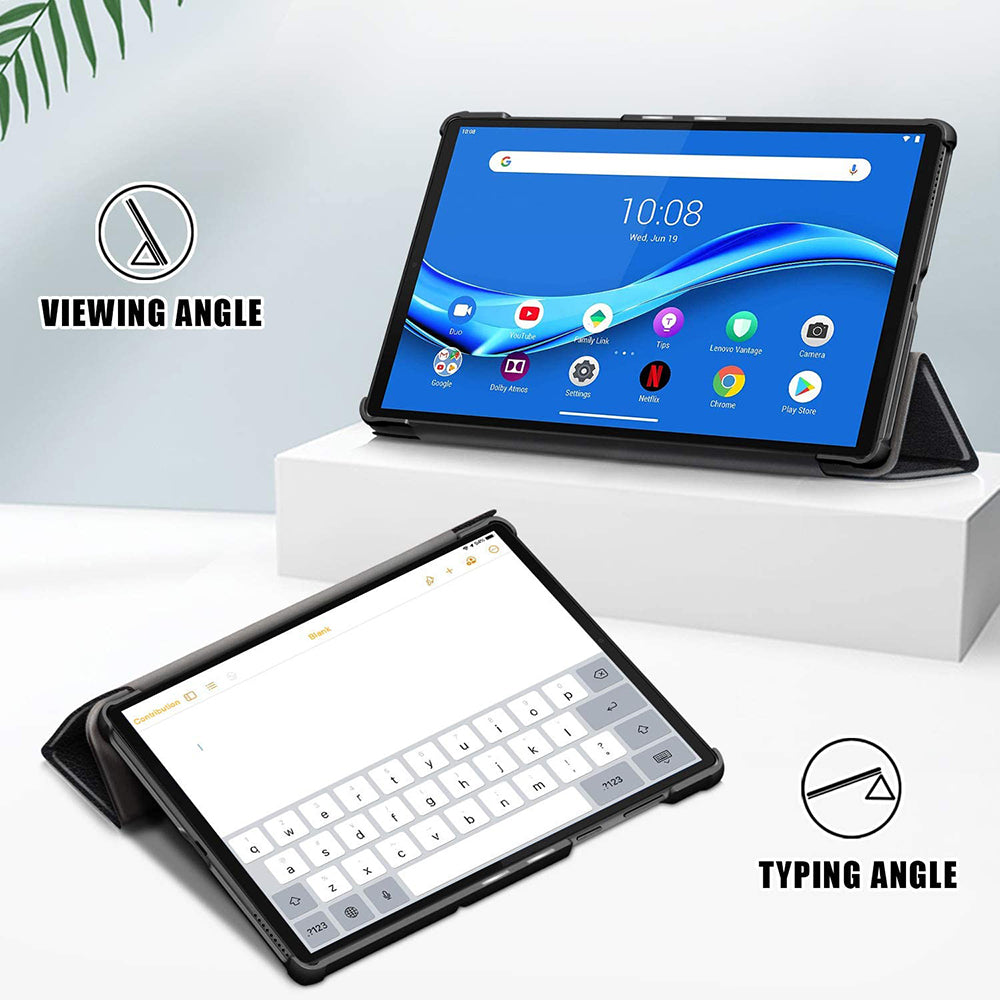 Housse pour Lenovo Tab M10 Plus 10.3, Techsuit, FoldPro, Noire