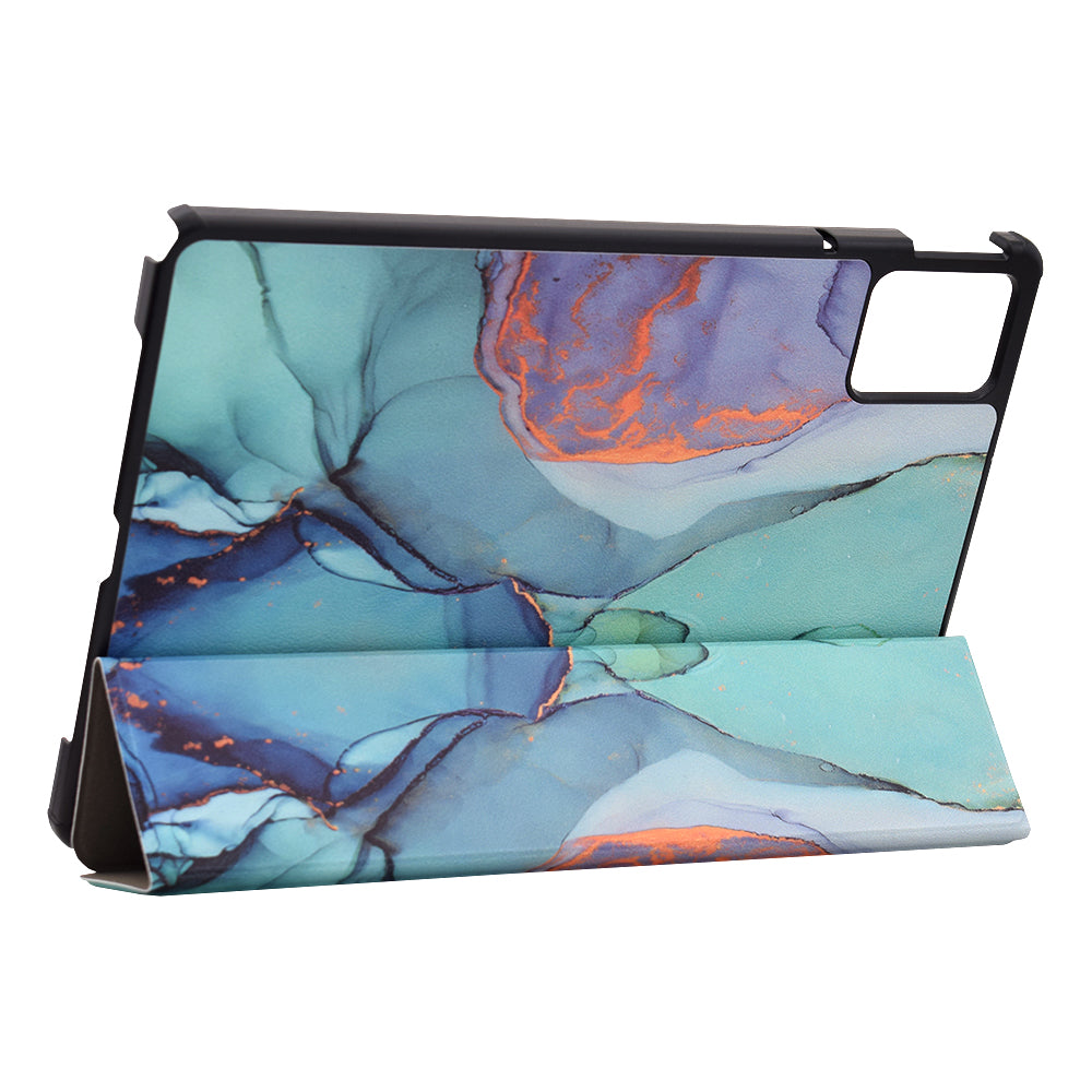 Custodia per Lenovo Tab M11, Techsuit, FoldPro Green Time, Multicolore