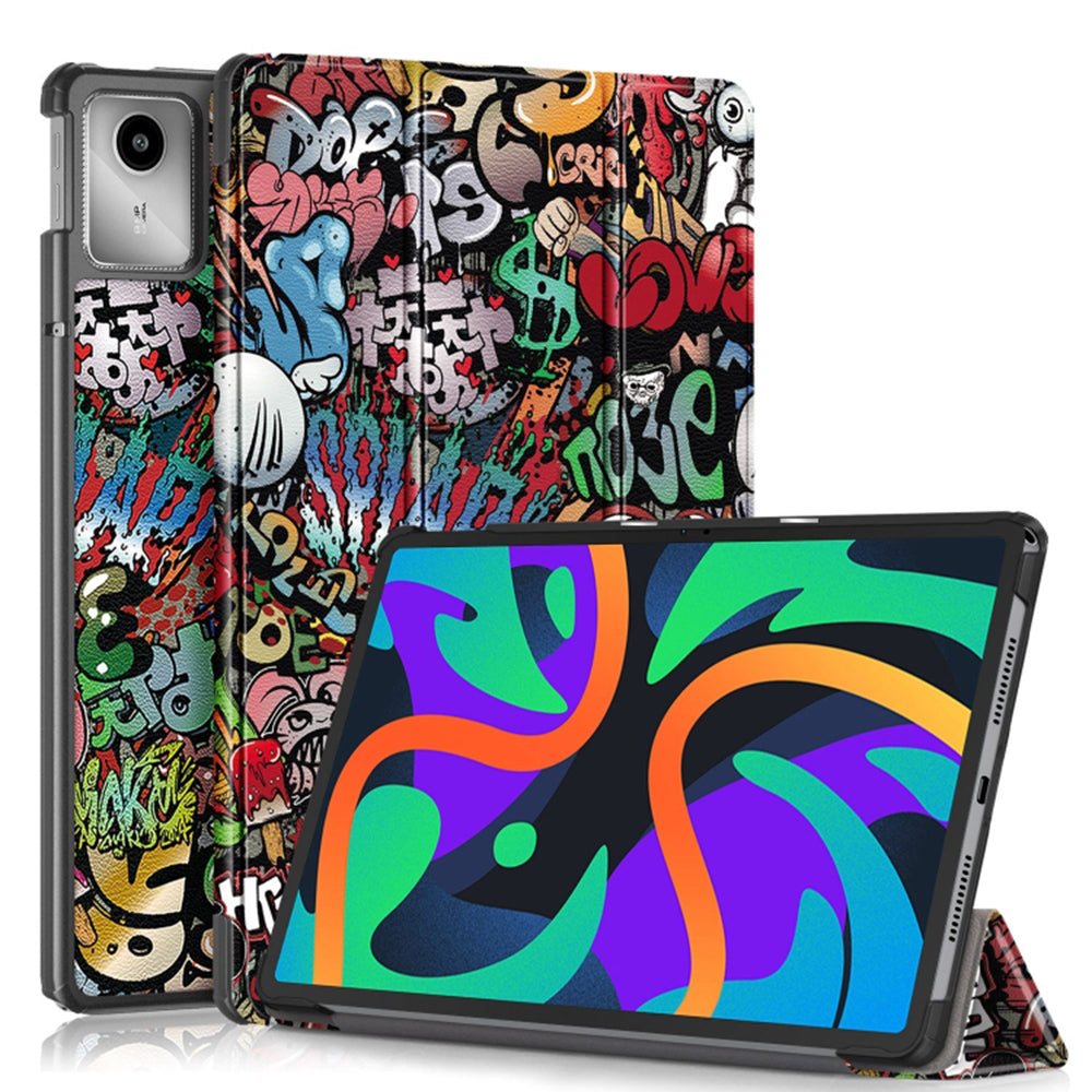 Étui pour Lenovo Tab M11, Techsuit, FoldPro Urban Vibe, Multicolore