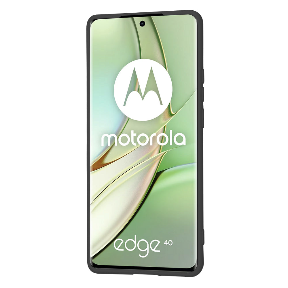 Custodia per Motorola Edge (2023) / Edge 40, Techsuit, SoftFlex, Nera