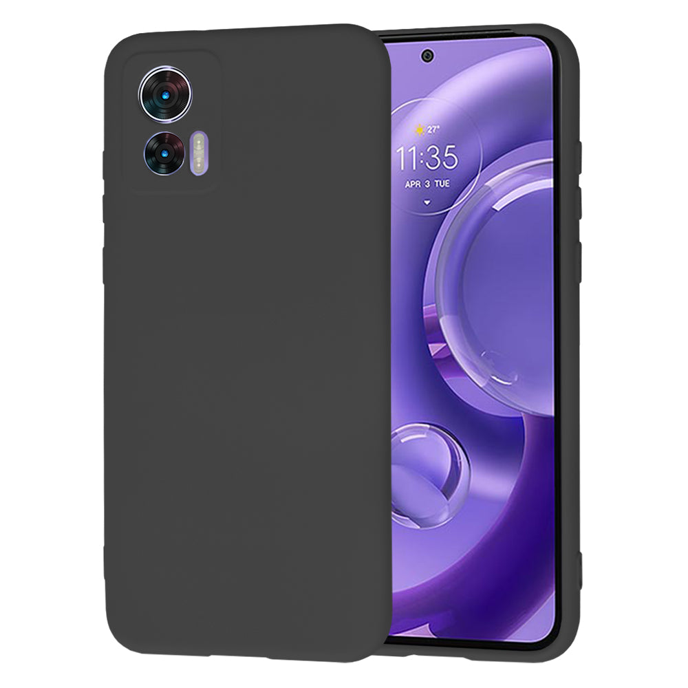 Hülle für Motorola Edge 30 Neo, Techsuit, SoftFlex, Schwarz