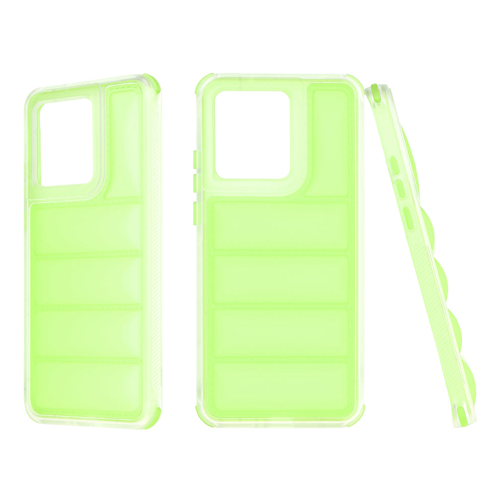 Custodia per Motorola Edge 40 Neo, Techsuit, Wave Shield, Verde