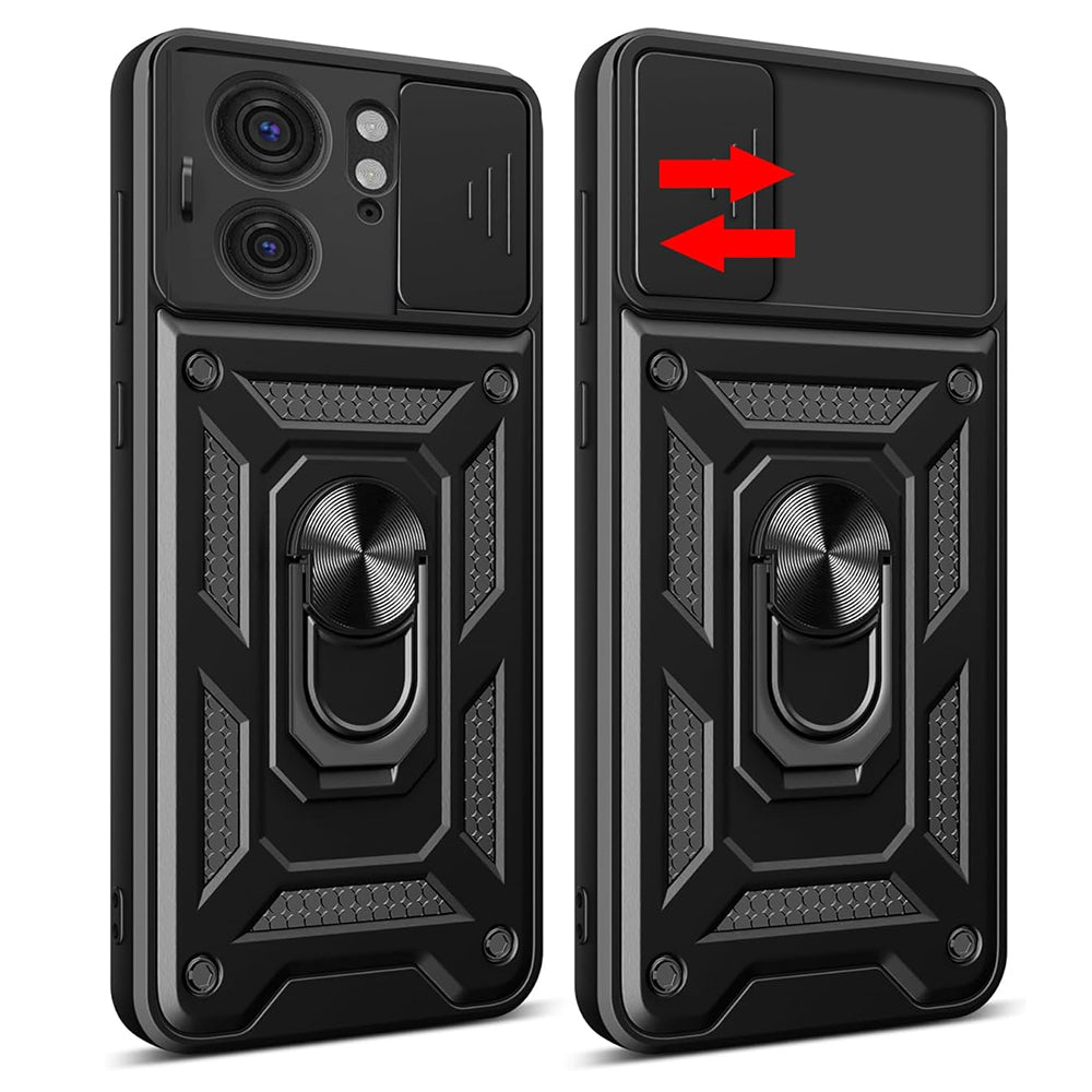 Custodia per Motorola Edge 40, Techsuit, CamShield, Nera