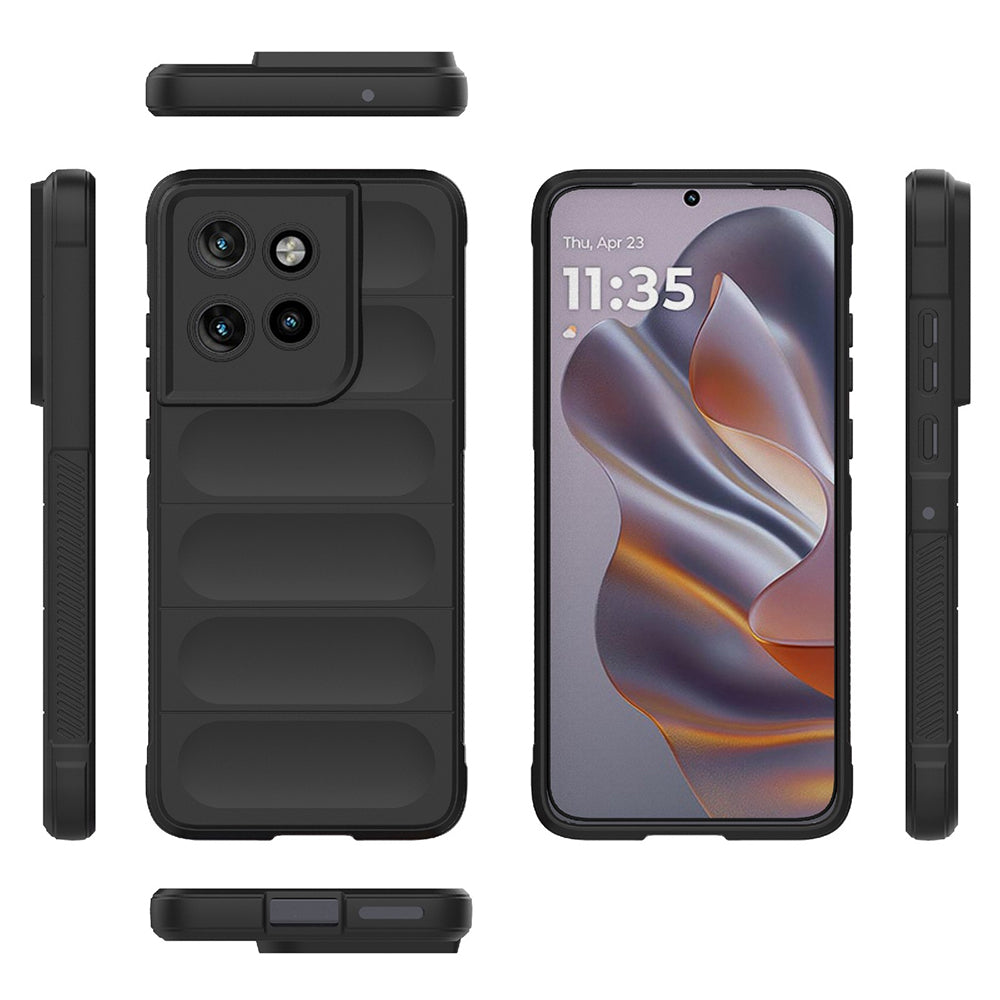 Custodia per Motorola Edge 60 Neo / Edge 50 Neo, Techsuit, Magic Shield, Nera