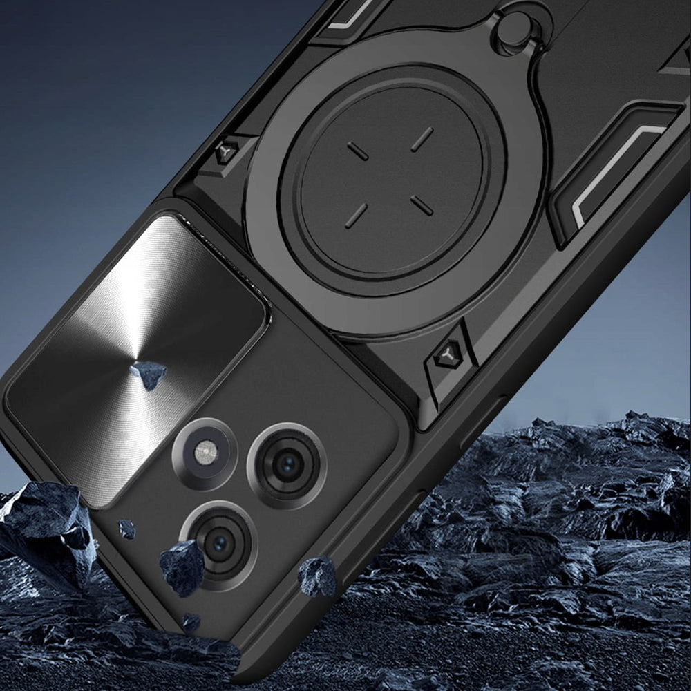Custodia per Motorola Edge 60 Fusion / Edge 60, Techsuit, CamGuard Pro, Nera
