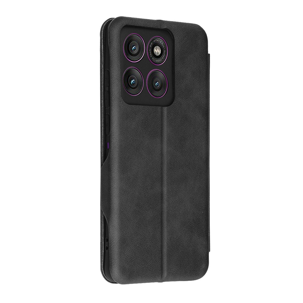 Custodia per Motorola Edge 60 Pro, Techsuit, Safe Wallet Plus, Nera