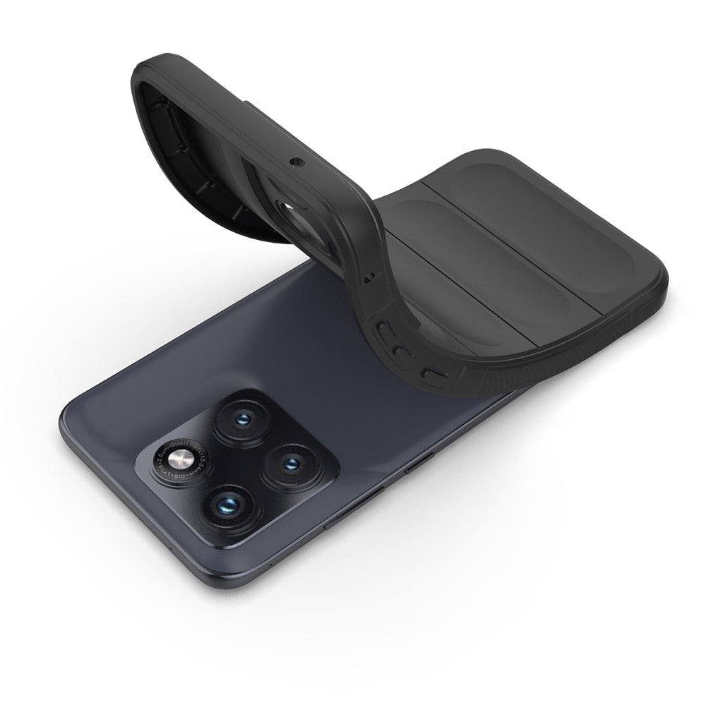 Étui pour Motorola Edge 70 Fusion, Techsuit, Magic Shield, Noir