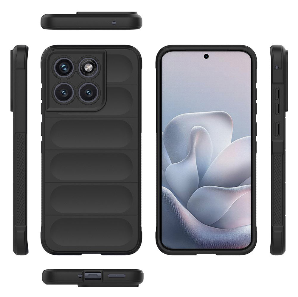 Étui pour Motorola Edge 70 Fusion, Techsuit, Magic Shield, Noir