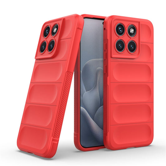 Hülle für Motorola Edge 70 Fusion, Techsuit, Magic Shield, Rot