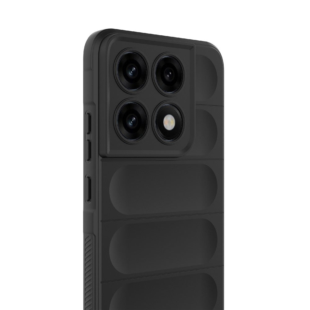 Custodia per Motorola Edge 70 Pro, Techsuit, Magic Shield, Nera