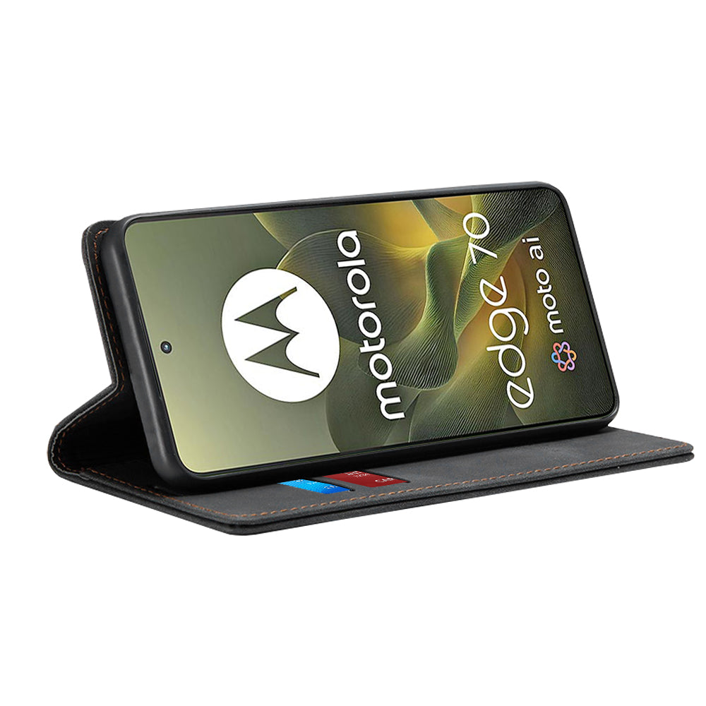 Custodia per Motorola Edge 70, Techsuit, Confy, Nera