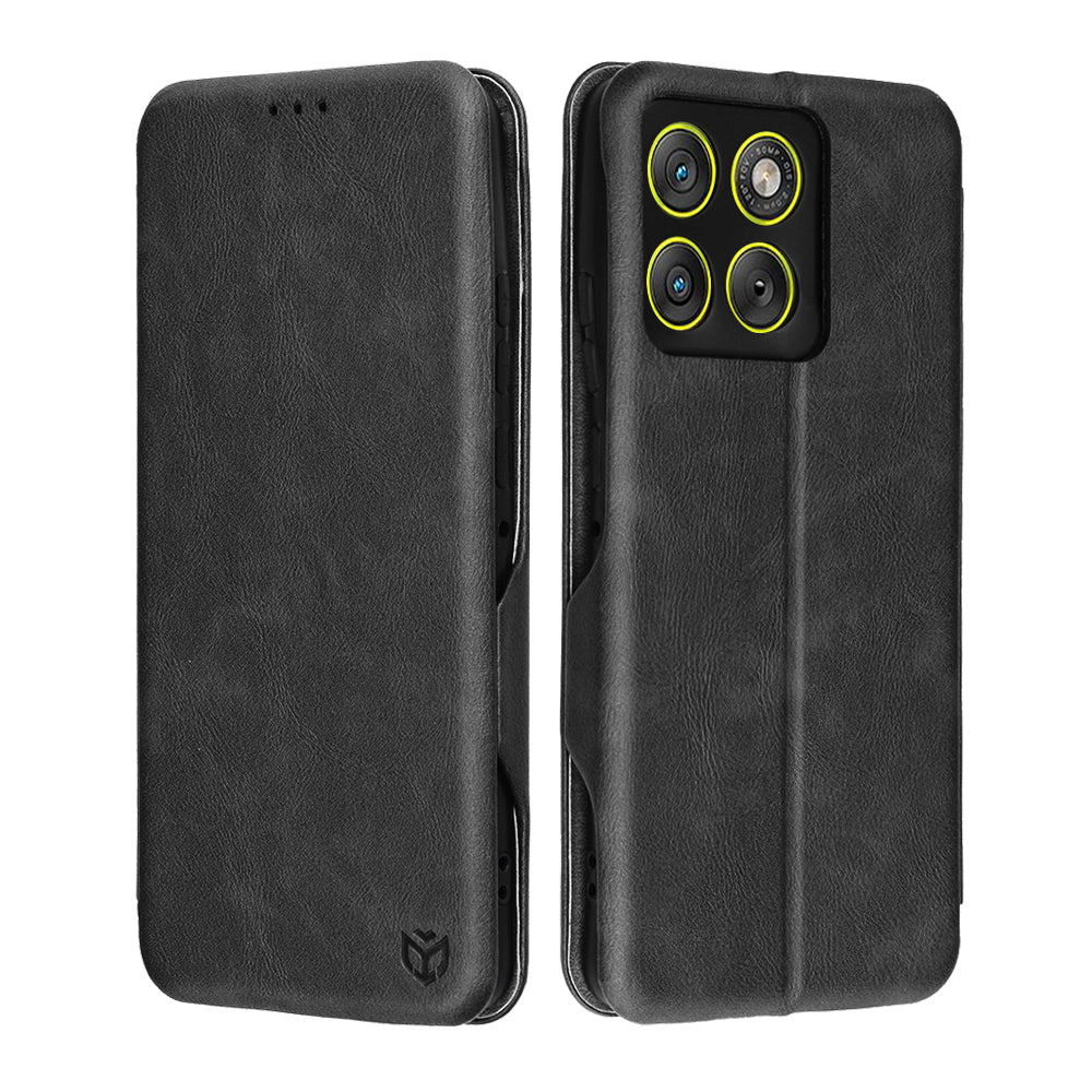 Housse pour Motorola Edge 70, Techsuit, Safe Wallet Plus, Noire