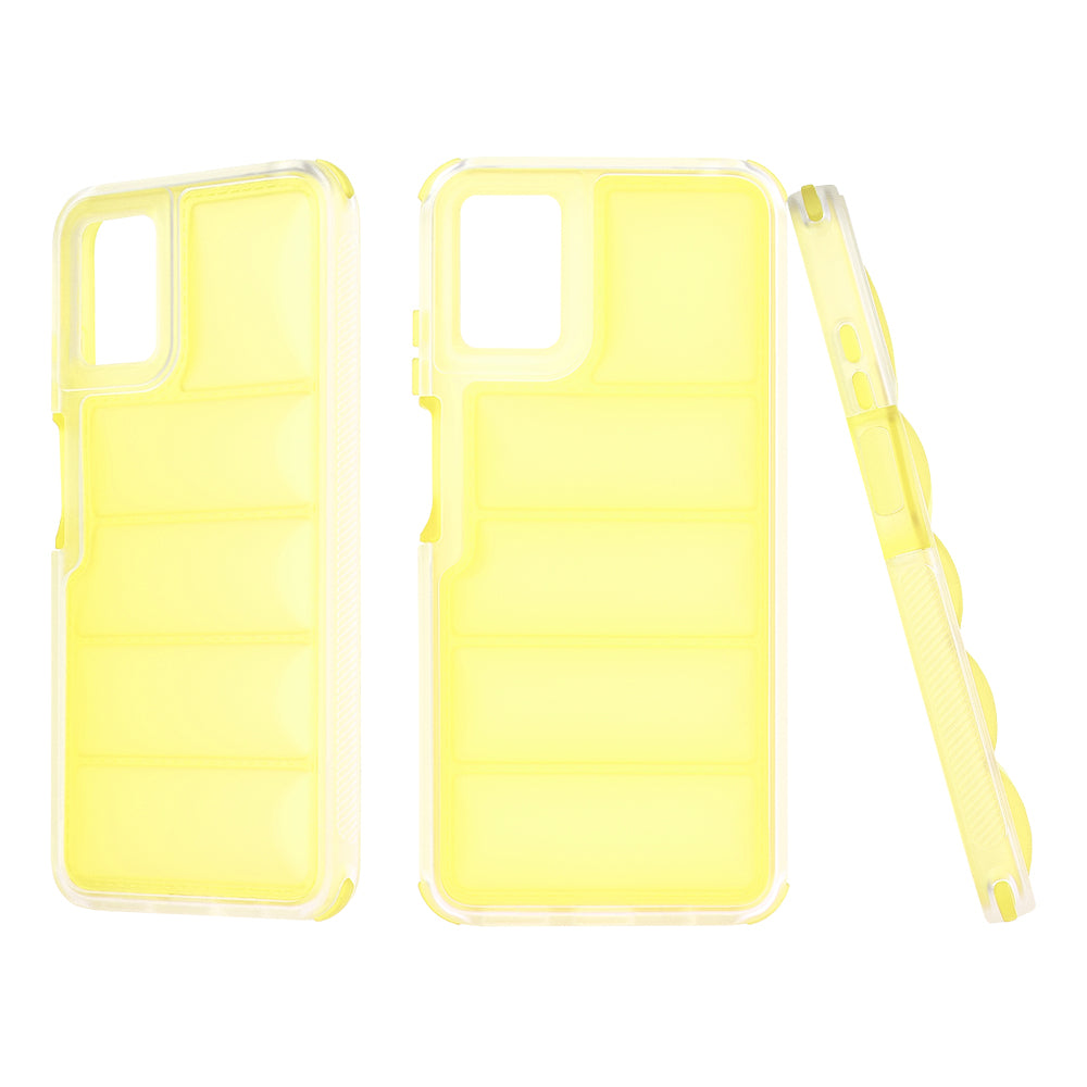 Custodia per Motorola Moto E22i / E22, Techsuit, Wave Shield, Gialla