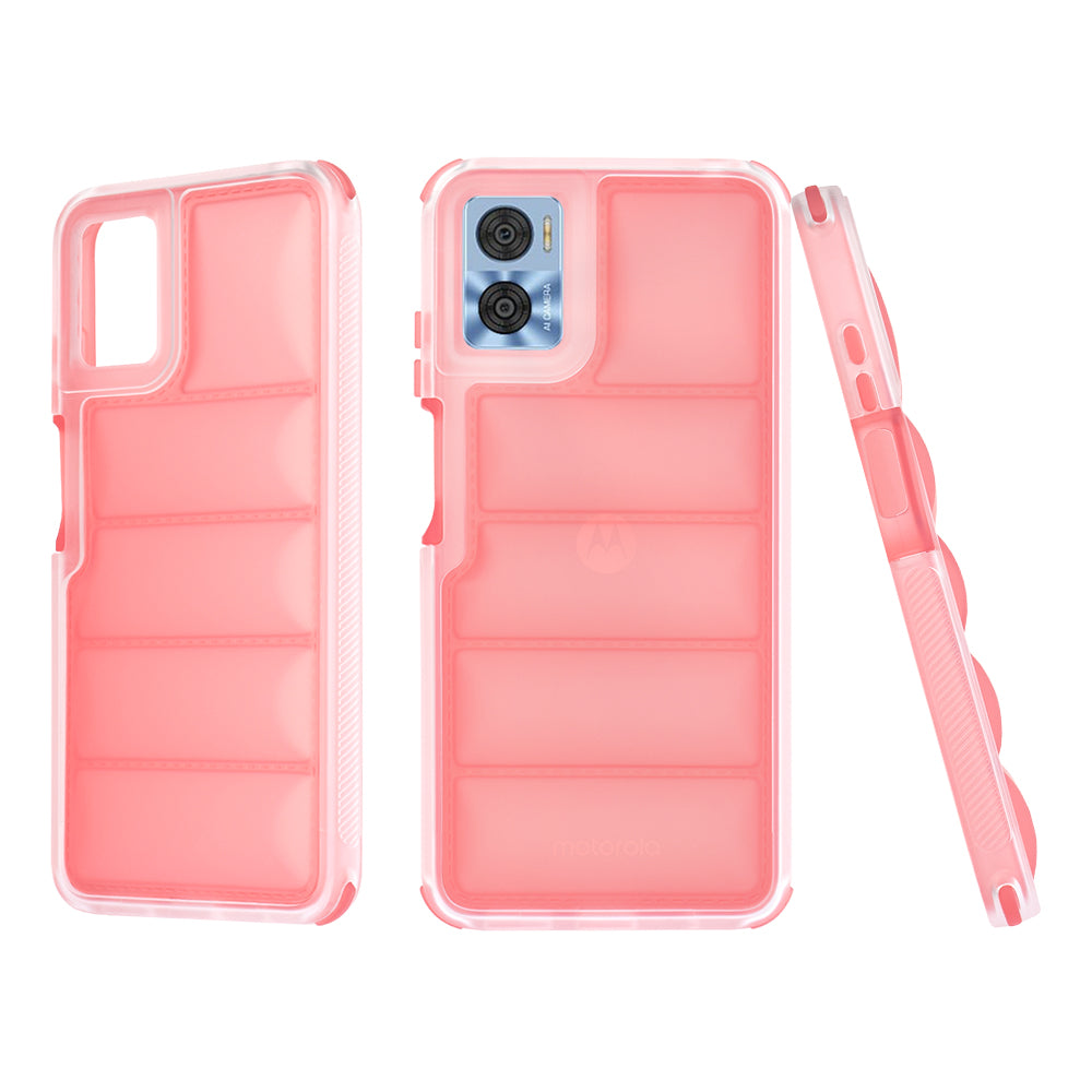 Custodia per Motorola Moto E22i / E22, Techsuit, Wave Shield, Rossa